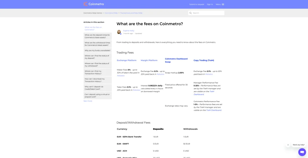 Gebühren bei Coinbase